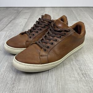 Thursday Everyday Handmade Shoes Mens 12 Brown Leather Lace Up Casual Luxury F